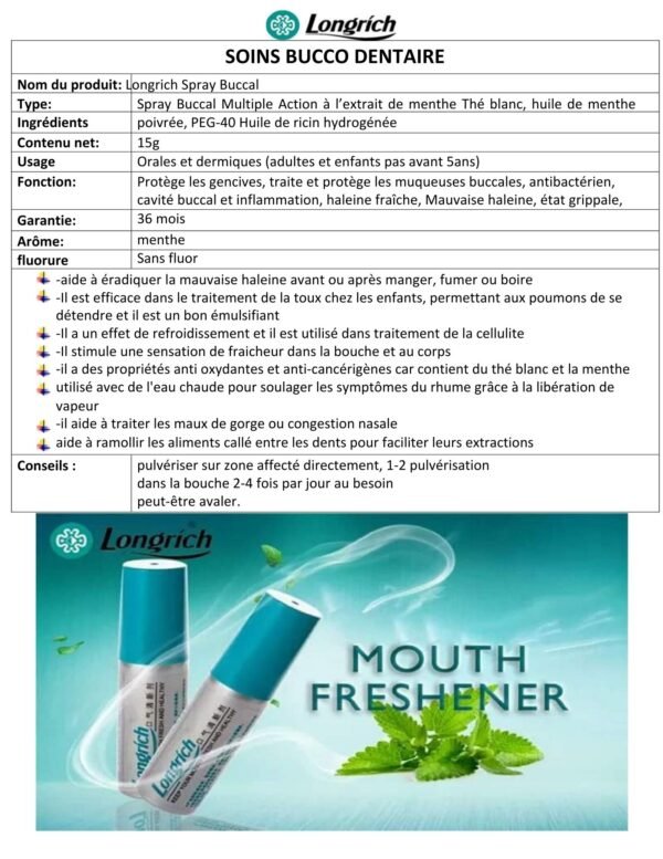 Longrich Spray Buccal – Image 3