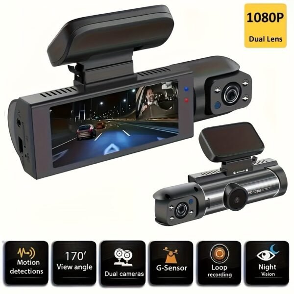 Enregistreur de Conduite HD 1080P – Vision Nocturne